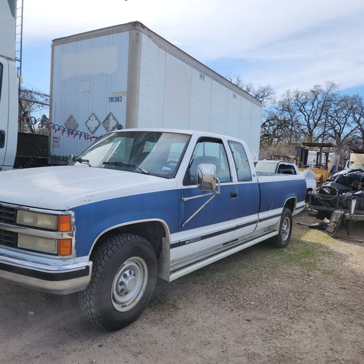 91 CHEVY EXT CAB W/454 LOW MILES 