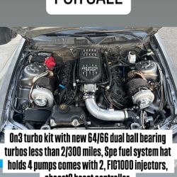 11-14 Mustang Gt On3 Twin Turbo Kit