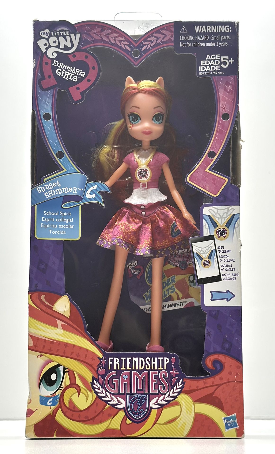 My Little Pony Equestria Girls Sunset Shimmer Doll NIB