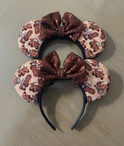 Disney mater Minnie ears handmade