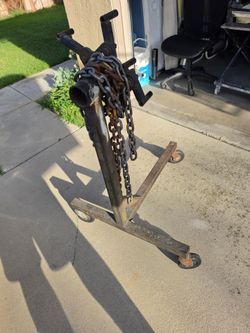 Heavy duty engine stand