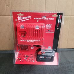 MILWAUKEE M18 18-VOLT LITHIUM-ION XC STARTER KIT WITH ONE 5.0 AH BATTERY AND CHARGER INCLUDED 