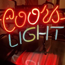 Coors Light Neon Sign