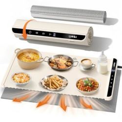 Food Warming Mat with Heat-Resistant Pad, 