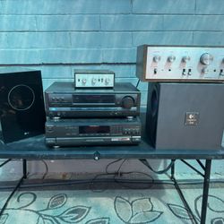 Vintage Stereo Equipment Bundle 