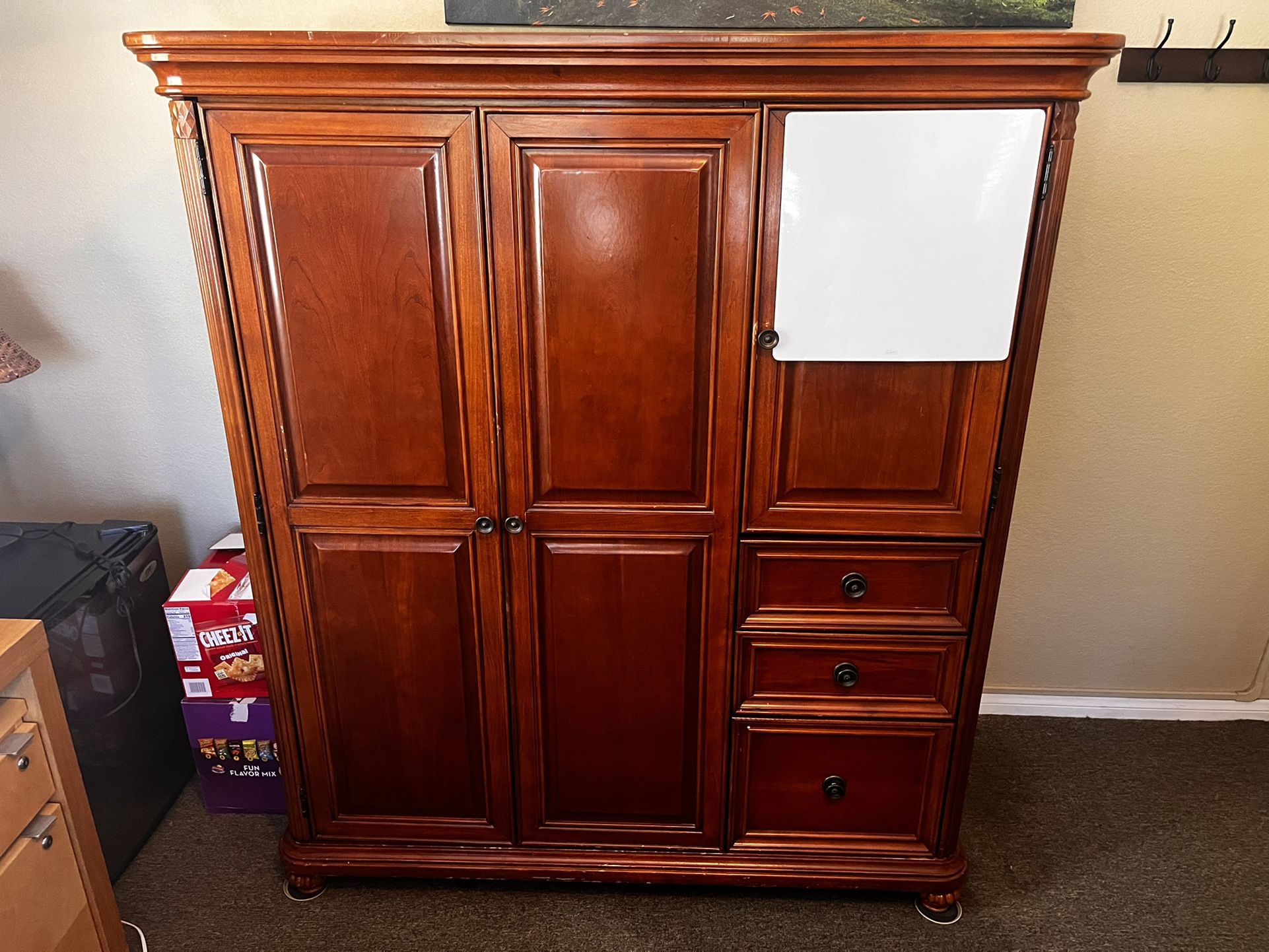 Solid Wood Hutch Desk