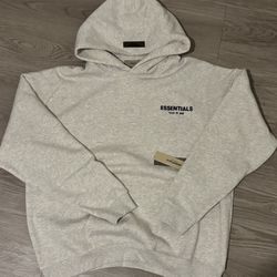 Light oatmeal essential hoodies