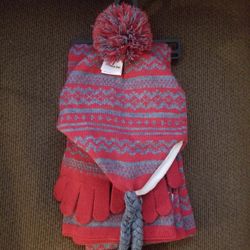 Boy's 3-Piece Set Hat, Gloves, Scarf