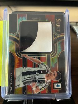 Kenan Yildiz Panini Select Juventus Patch Card