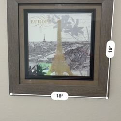 Frame Decor: Paris, Floral $5 ea