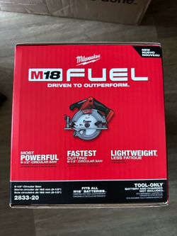 Milwaukee m18 fuel circular saw. Brand new !!!