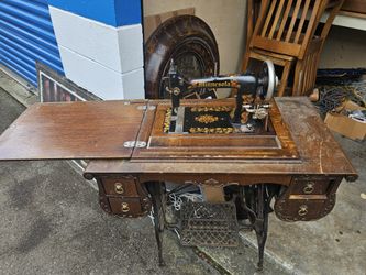 *ANTIQUE - MINNESOTA SEWING MACHINE TABLE
