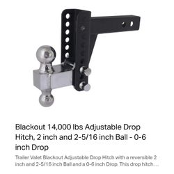 Trailer Valet 14,000 Drop Hitch