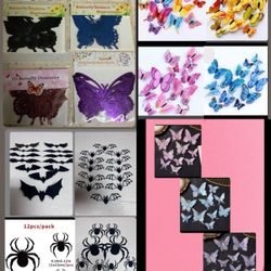 Butterflies Pack Of 12/10…$2 Or 3x$5