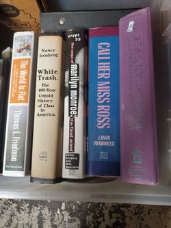 Asst hard cover book $5 each