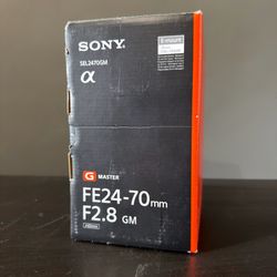 Sony G Master FE 24-70mm 2.8 GM lens