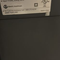 Royal RL170MX shredder