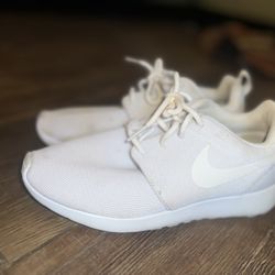 White Nike Athletic Shoes