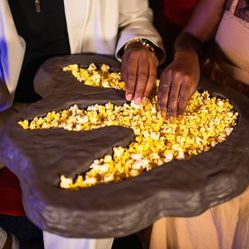 New* AMC Jurassic Park World Rebirth Tyrannosaurus Rex Footprint Popcorn Bucket