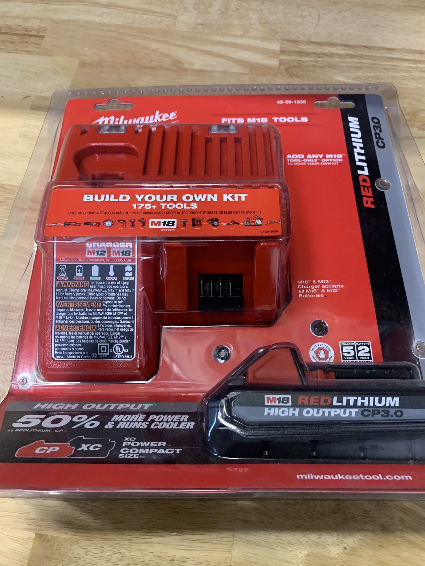 Starter Kit 18 Volt Milwaukee Battery Charger 2Pack Replacement