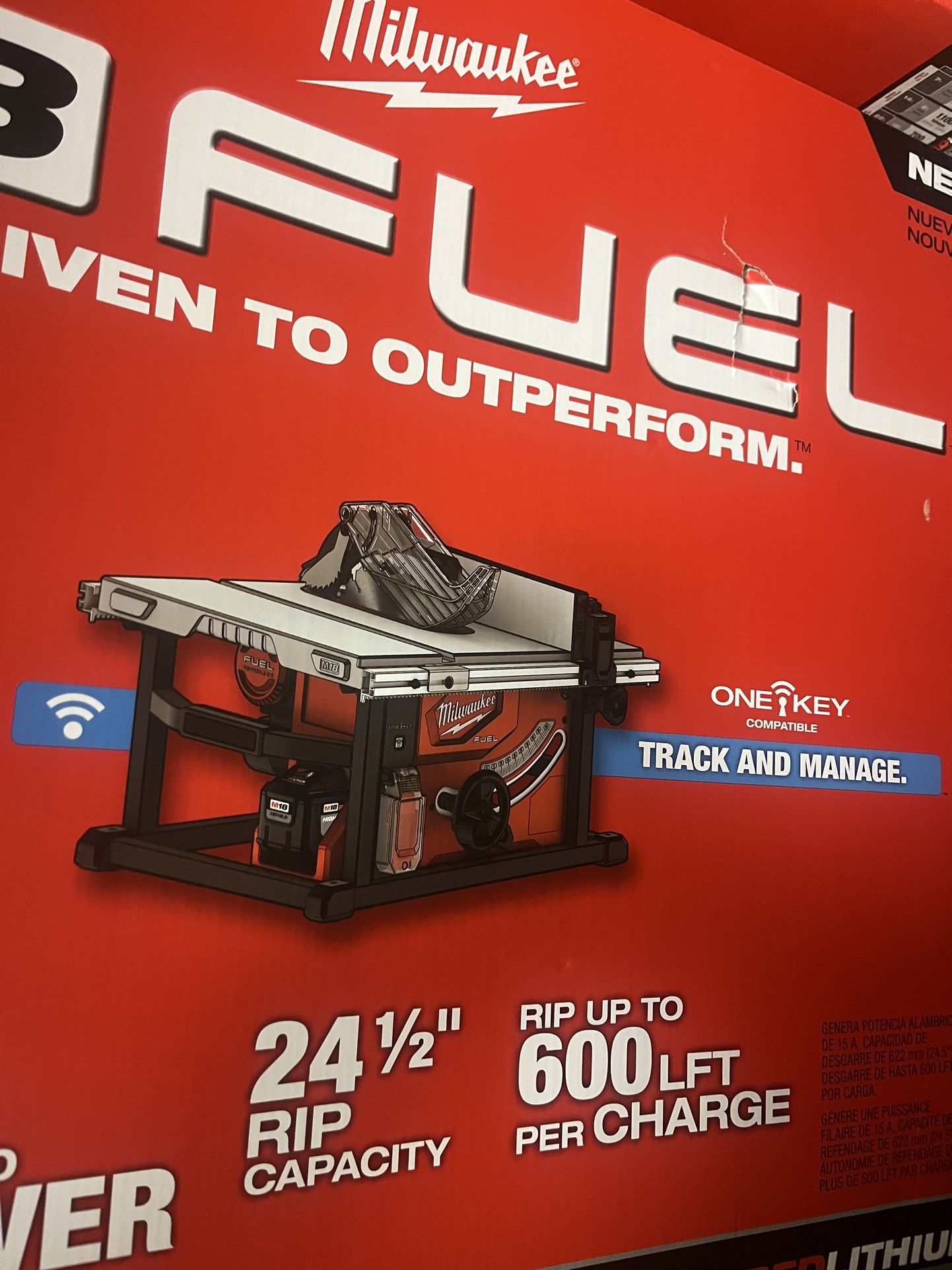 Milwaukee Table Saw And Radio Bluetooth Speaker Charger Both