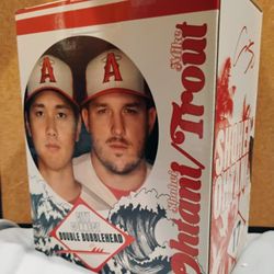 Shohei Ohtani Mike Trout 2023 Angels Double Bobblehead SGA