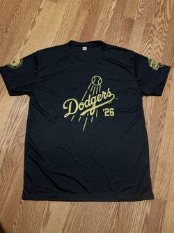 LA Dodgers Foundation 2026 Sunset Run Black And Gold Shirts