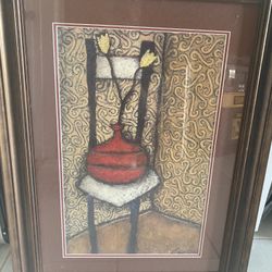 One Piece of Art with Beautiful Frame & Mat