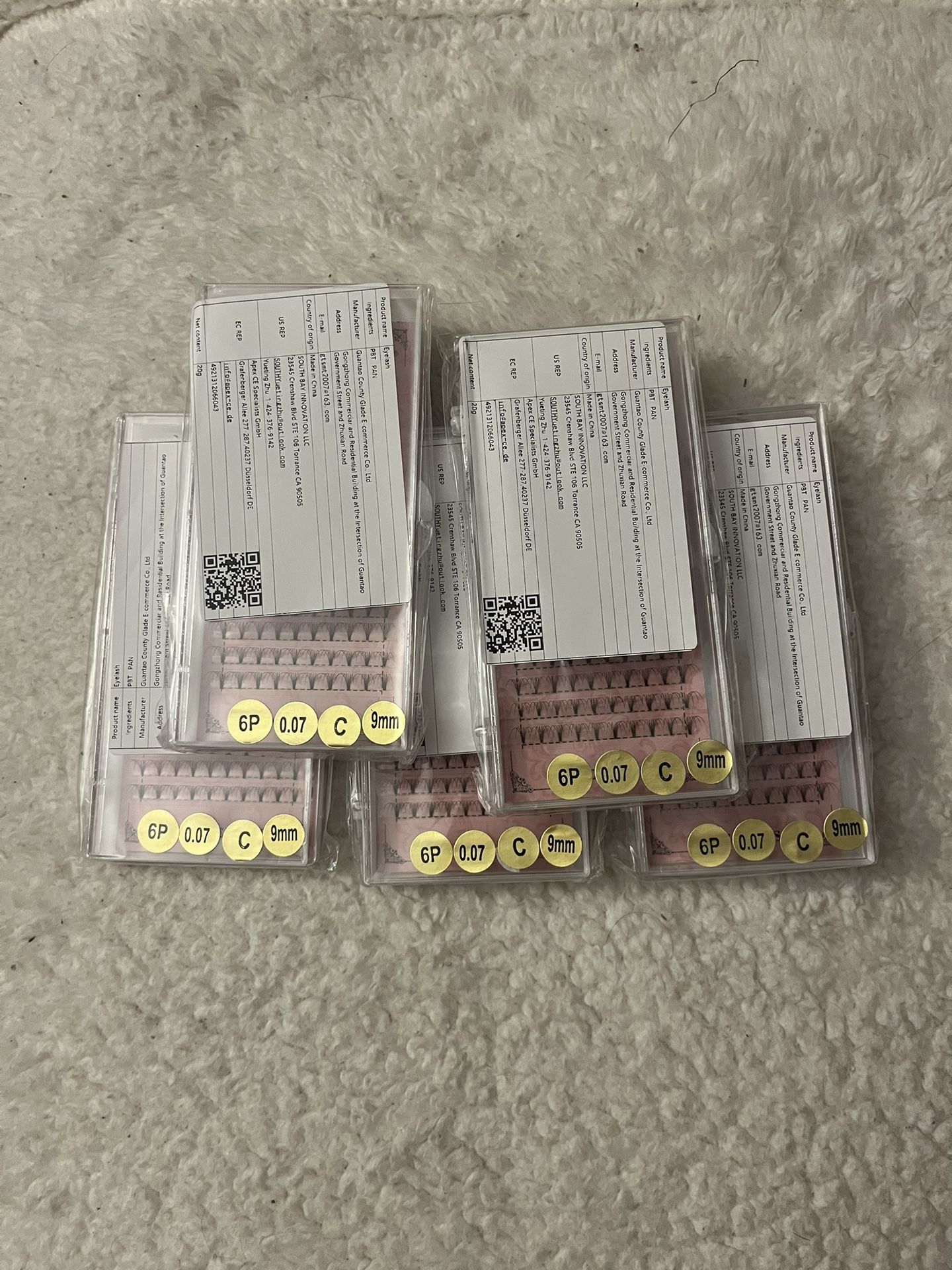 Eyelash extensions 9 mm D Curl