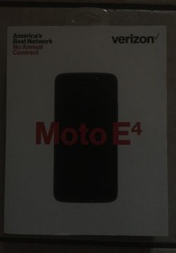 Smartphone moto E4