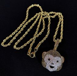 Monkey emoji chain