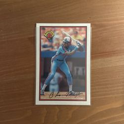 1989 Bowman Otis Nixon Montreal Expos #366 Baseball Card