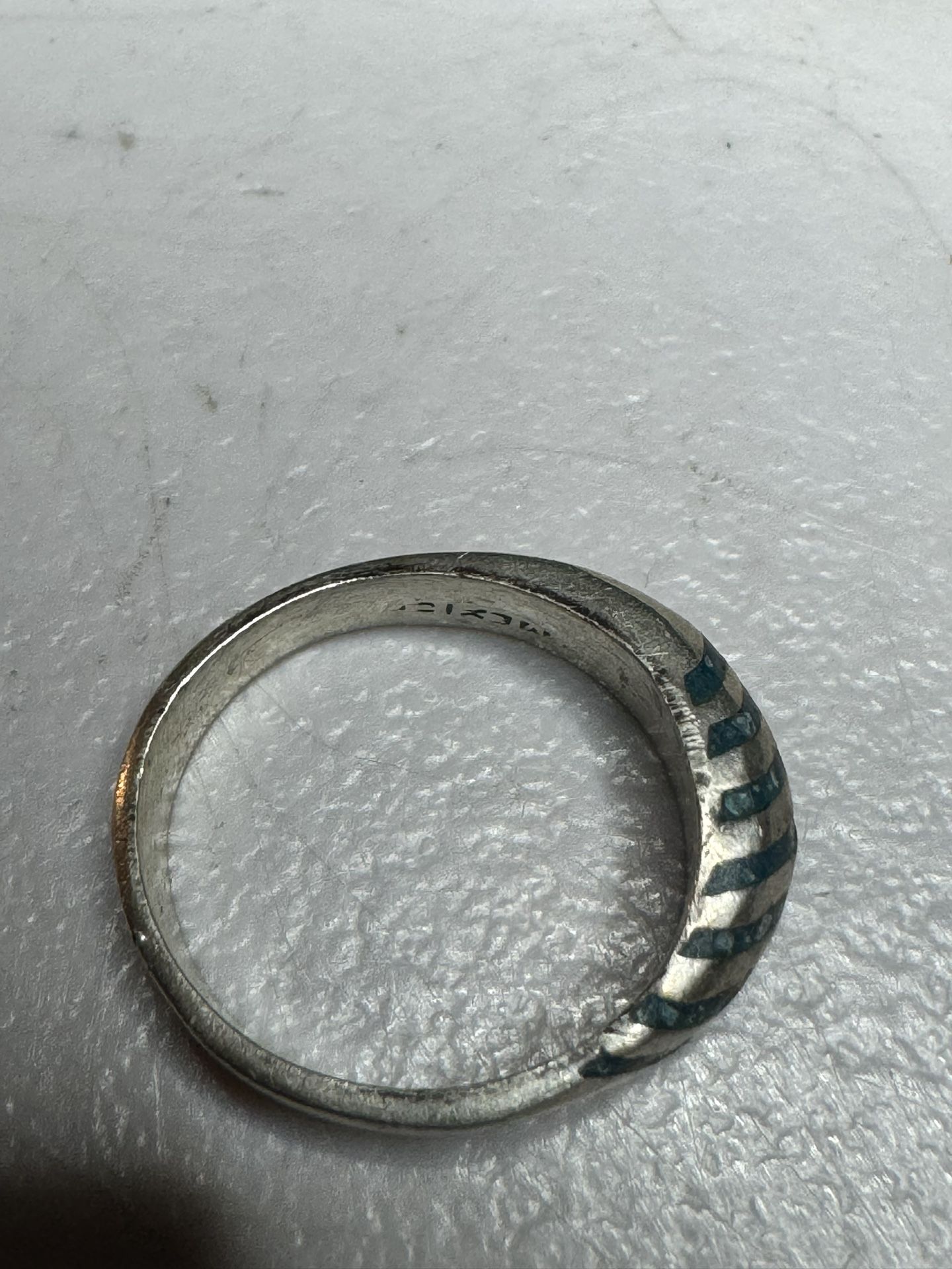 Vintage Sterling Turquoise Ring sz9