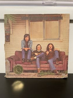 Crosby Stills & Nash Vinyl Record Self-Titled Vintage Original Gold Award 1969