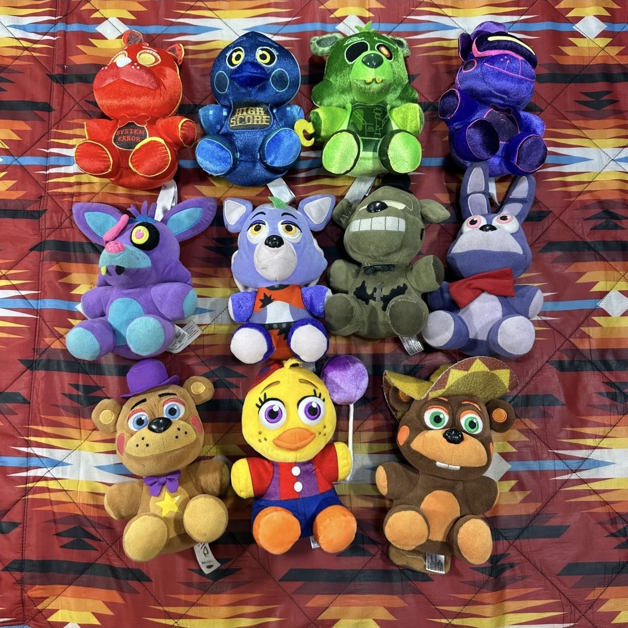 FNAF Funko Five Nights At Freddy's Plush Lot of 11 Variety Plush