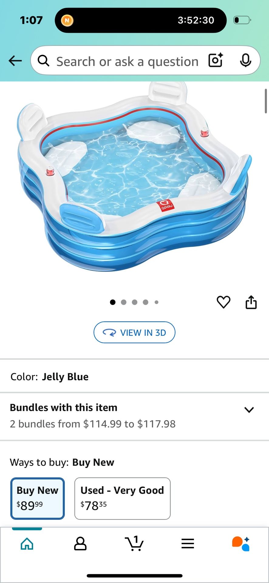 Inflatable Swimming Pool Brand New!!