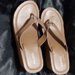 Aldo Women’s Wedge Flip Flops 
