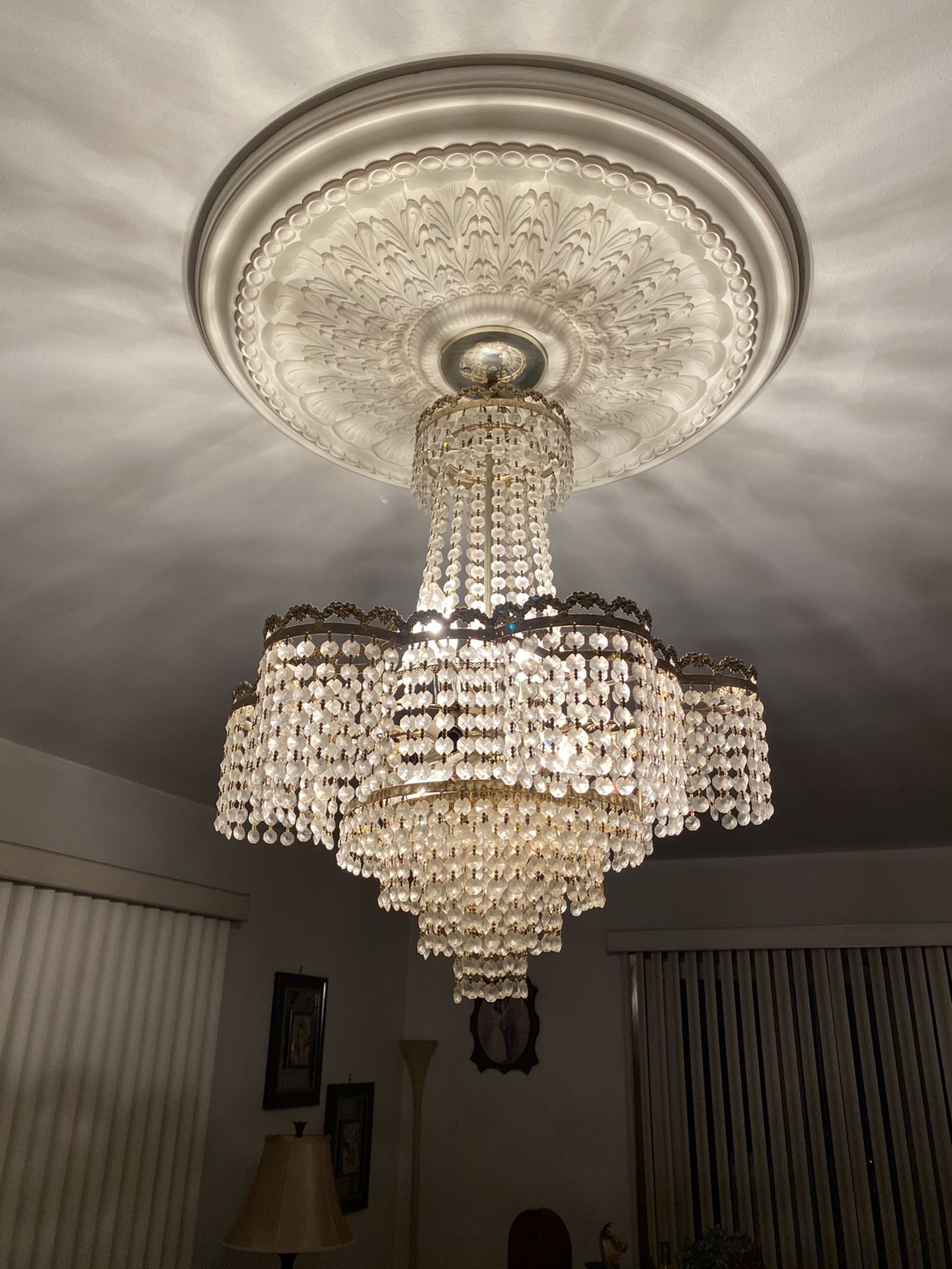 Crystal chandelier