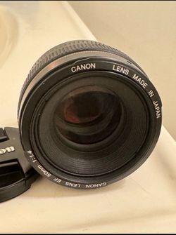 Canon lens 50mm 1.4