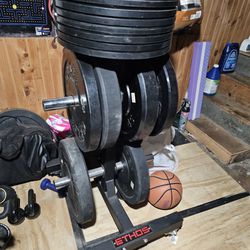 Rack Of Free Weights