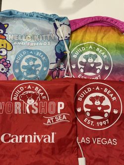 Build A Bear String Bags Backpacks Sanrio Hello Kitty