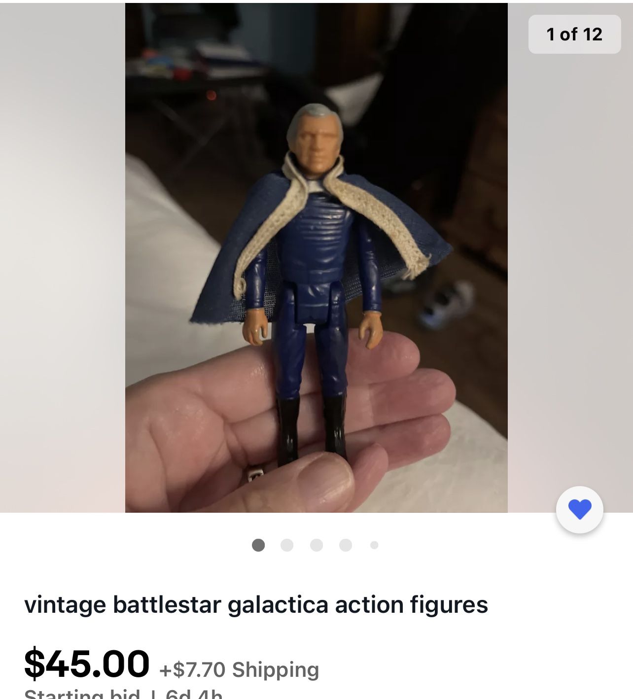 Vintage Battlestar Galactica Figurines