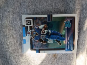 James Cook Donruss Optic Rated Rookie Card