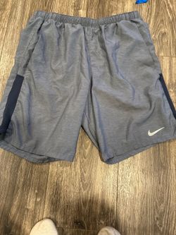 Blue Nike shorts