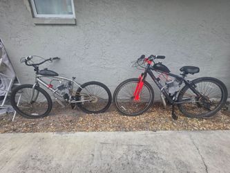 Motorized bicycle motor gas