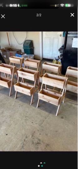 New cedar planters