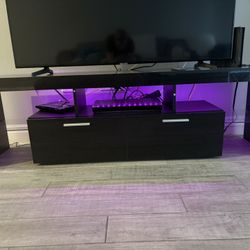 67” Tv Stand W/ Power Outlet
