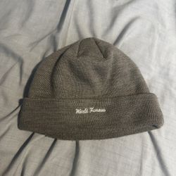 Grey Supreme Beanie 