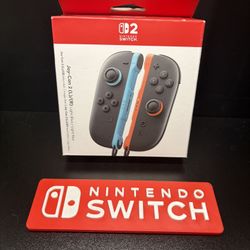Nintendo Switch 2 Joy-Con - Light Blue/Light Red - New Factory Sealed Ships Fast
