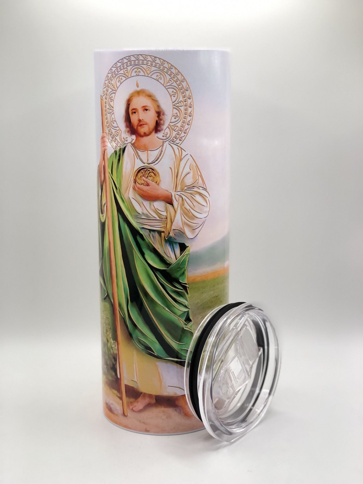San Judas Tumbler San Juditas Coffee Cup New In Box